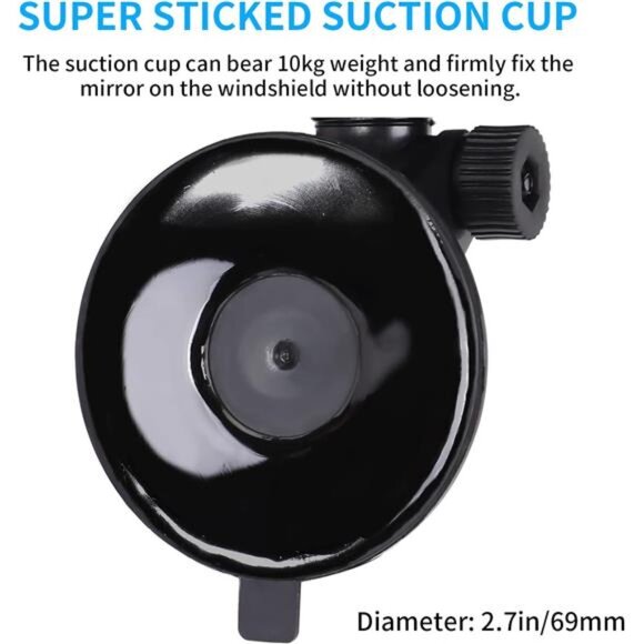 Rear View Mirror Universal Rearview Mirror Interior Anti-glare RearView Mirror - Picture 4 of 7